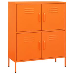 vidaXL Varastokaappi oranssi 80x35x101,5 cm ter&auml;s