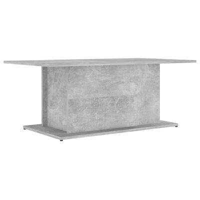 vidaXL Sohvapöytä betoninharmaa 102x55,5x40 cm lastulevy