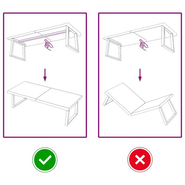 vidaXL P&ouml;yt&auml;levy vaaleanruskea 140x50x(2-4) cm k&auml;sitelty t&auml;ystammi