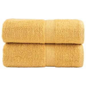 vidaXL Premium-pesupyyhkeet SOLUND 2 kpl kulta 30x30 cm 600 gsm