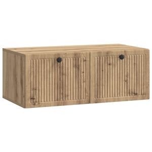 vidaXL Sein&auml;lle asennettava TV-kaappi 78,5 x 41 x 30 cm Artisaanitammi