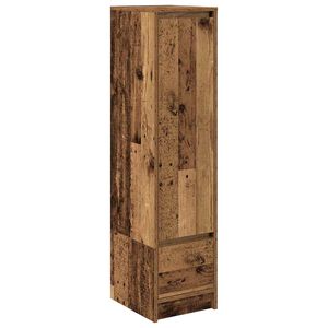 vidaXL Kaappi vanhaa puuta 29,5x34x119,5 cm tekninen puu