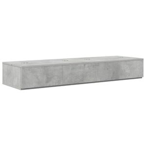 vidaXL Studio ty&ouml;p&ouml;yt&auml; Betoninharmaa 110 x 40 x 19,5 cm Tekninen puu