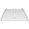 vidaXL Rollaattorin rampa 270 kg Hopea 92 x 73 x 5 cm Alumiini