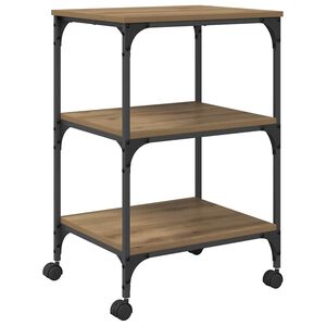 vidaXL Tulostinpidike Artisan tammi 50 x 41 x 75 cm Tekninen puu