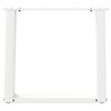 vidaXL Sohvap&ouml;yd&auml;n jalat U-muotoiset 2 kpl valkoinen 50x(42-43) cm ter&auml;s