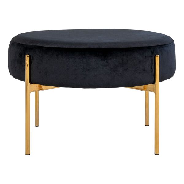 House Nordic Ottomaani Evie musta