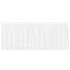 vidaXL Verkkoverho verhoilla Valkoinen 100 x 400 cm Polyesteri