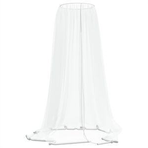 vidaXL Hyttysverkko aurinkovarjolle 220 verkko valkoinen &Phi;300x230 cm