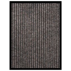 vidaXL Ovimatto raidallinen beige 40x60 cm