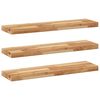 vidaXL Kelluvat hyllyt 3 kpl 80x20x4 cm &ouml;ljytty massiivipuu akaasia