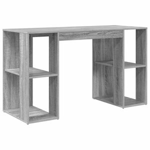 vidaXL P&ouml;yt&auml; Harmaa Sonoma Tekninen puu 130 x 50.5 x 75 cm