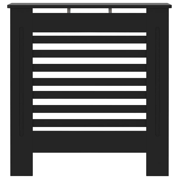 vidaXL MDF lämpöpatterin suoja musta 78 cm