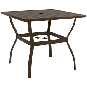 vidaXL Puutarhap&ouml;yt&auml; ruskea 81,5x81,5x72 cm ter&auml;s