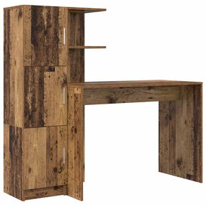 vidaXL P&ouml;yt&auml; Vanha puu 133.5 x 50 x 124 cm 2 kpl