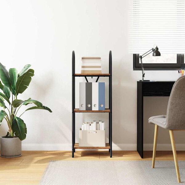 vidaXL Kirjahylly Vanha puu 40 x 30 x 109 cm Tekninen puu