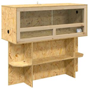 vidaXL Terrarium Ruskea 100 x 40 x 90 cm OSB