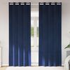 vidaXL Pimennysverhot 2 pcs Tumma Sininen 140 x 260 cm Sametti