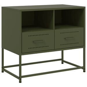 vidaXL TV-taso oliivinvihre&auml; 68x39x60,5 cm ter&auml;s
