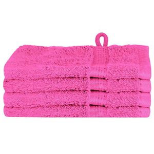 vidaXL Vieraiden pyyhe SOLUND 4 kpl Pinkki 15 x 21 cm 550 gsm