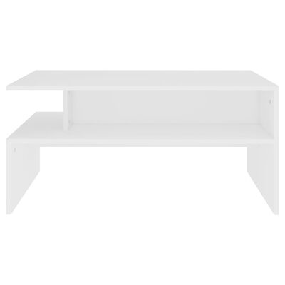 vidaXL Sohvapöytä valkoinen 90x60x42,5 cm lastulevy