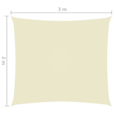 vidaXL Aurinkopurje Oxford-kangas suorakaide 2x3 m kerma