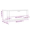 vidaXL Seinäkenkäkaappi savutammi 100x35x38 cm tekninen puu