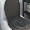 vidaXL Nopeasti irrotettava wc-istuin Antrasiitti 44.5 x 37.3 x 4.3 cm