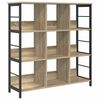 vidaXL Kirjahylly 9 tasoa 102 x 32 x 104,5 cm Tekninen puu