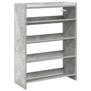 vidaXL Kenk&auml;teline betoninharmaa 60x25x81 cm tekninen puu