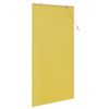 vidaXL Rullaverho verhoilla Keltainen 100 x 220 cm Bambu