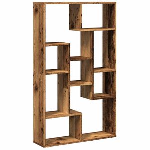 vidaXL Kirjahylly vanha puu 72x20x120,5 cm tekninen puu