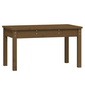 vidaXL Puutarhapenkki hunajanruskea 80x44x45 cm t&auml;ysi m&auml;nty