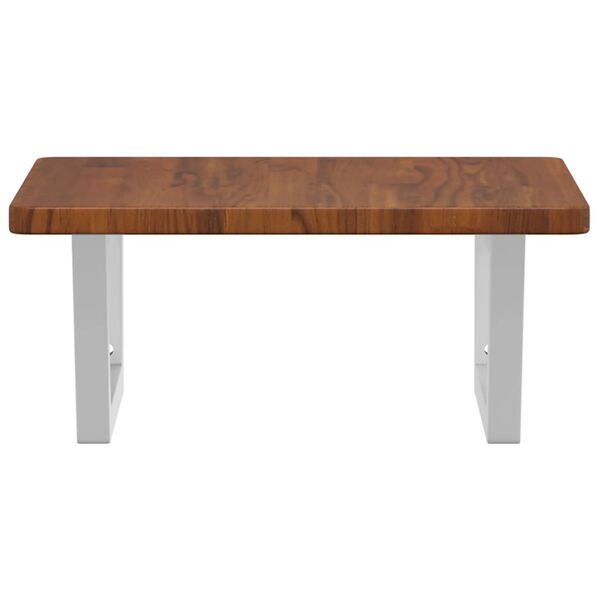 vidaXL Pesuallashylly sein&auml;lle ter&auml;s ja t&auml;ysi tammi