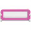 vidaXL Turvalaita sänkyyn 2 kpl vaaleanpunainen 102x42 cm