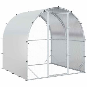 vidaXL Kanaravi Hopea 200 x 200 x 200 cm Galvanoitu ter&auml;s