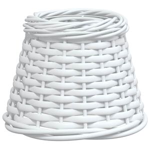 vidaXL Kattovalaisimen varjostin valkoinen &Oslash;15x12 cm paju
