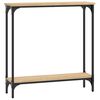 vidaXL Konsolip&ouml;yt&auml; Sonoma-tammi 75x22,5x75 cm tekopuu