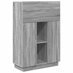vidaXL P&ouml;yt&auml; Harmaa Sonoma Tekninen puu 71.5 x 31.5 x 106.5 cm