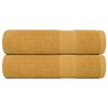vidaXL Kylpypyyhkeet FROGN 2 kpl Kulta 100x150 cm 360 gsm