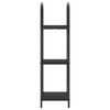 vidaXL Kirjahylly Musta tammi. 40 x 30 x 109 cm Tekninen puu