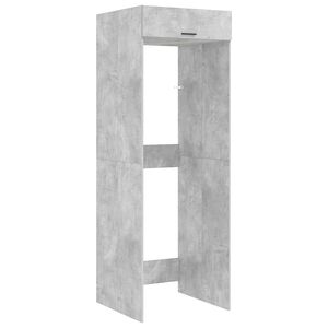 vidaXL Pyykinpesukonekaappi Betoninharmaa 67,5 x 68 x 200 cm