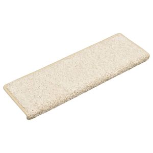 vidaXL Porrasmatot 15 kpl 65x21x4 cm Valkoinen Suorakulmainen Reuna