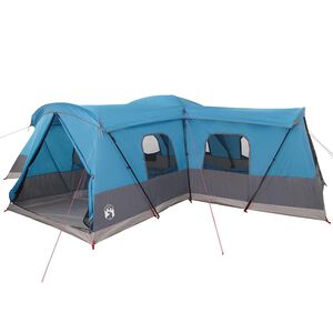 vidaXL Teltta 16-Henkil&ouml;lle katolla Sininen 680 x 510 x 210 cm