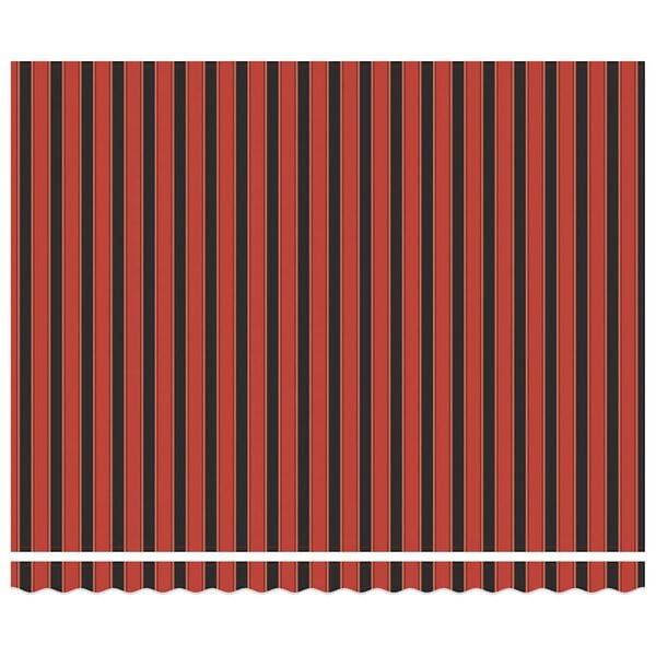 vidaXL Sis&auml;&auml;nkelattava markiisi oranssiruskea 4x3 m kangas/alumiini