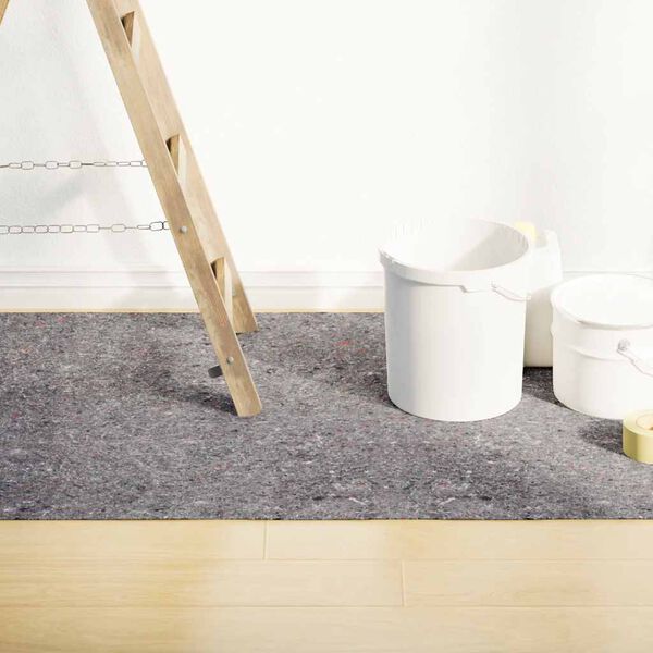 vidaXL Liukumaton maalarin fleece 50 m 220 g/m&sup2; harmaa