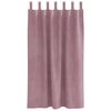 vidaXL Pimennysverhot 2 pcs Tumma vaaleanpunainen 140 x 175 cm Sametti