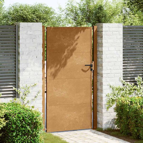 vidaXL Puutarhaportti 100x200 cm Corten-ter&auml;s