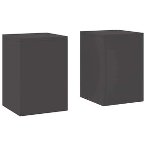vidaXL Kasviteline 2 pcs Musta 24 x 24 x 35 cm Ter&auml;s