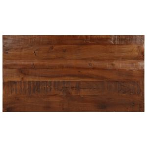 VidaXL P&ouml;yt&auml;levy 110x50x2,5 cm suorakaide kierr&auml;tetty t&auml;yspuu